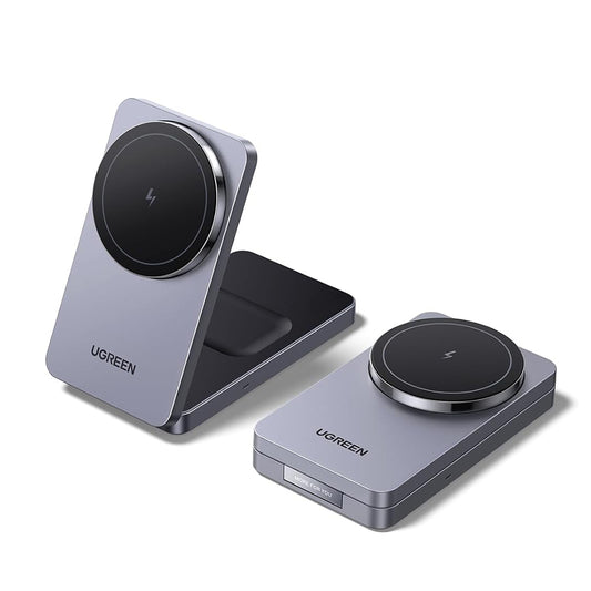 Caricabatterie Wireless UGREEN W528 2in1, 20W, 1.67A, Nero