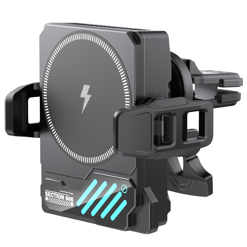 Caricabatterie wireless per auto XO Design SL14, 25 W, nero