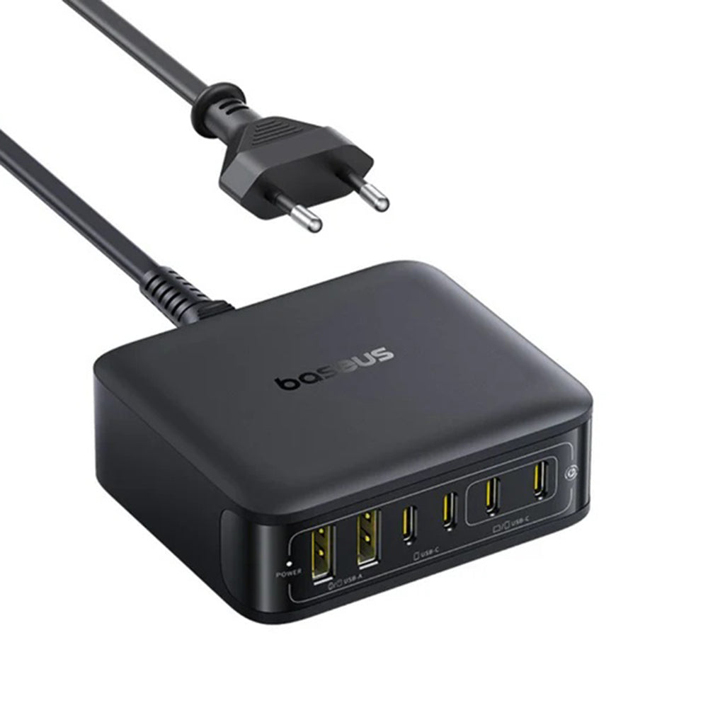 Caricabatterie Stazione Baseus EnerFill FH21, 120W, 3.25A, 2 x USB-A - 4 x USB-C, Nero E0120T00