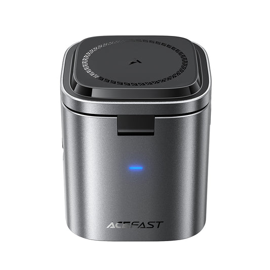 Caricabatterie Stazione Con Cavo USB-C Acefast Z9 QI 6in1, 80W, 1 x USB-C - 1 x USB-A, Nero