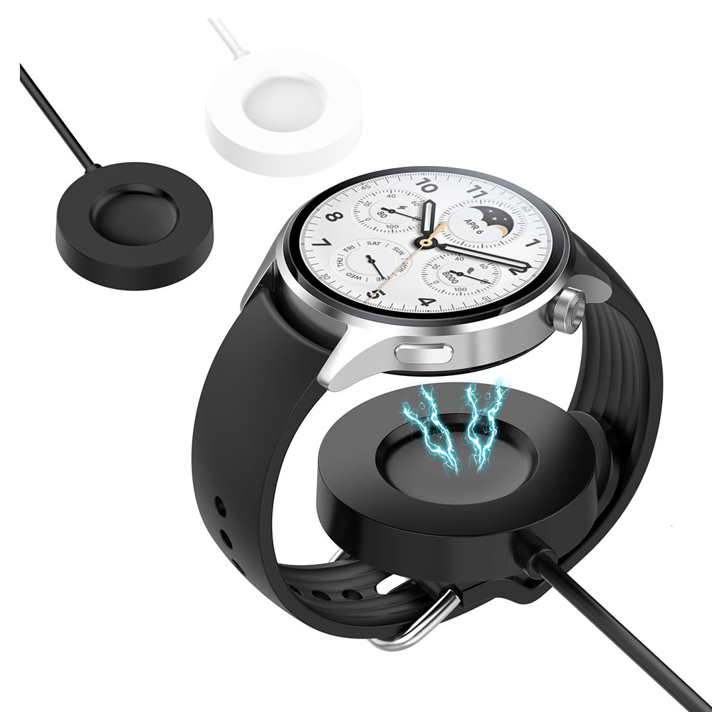 Caricabatterie Wireless Techsuit TXC6 per Xiaomi Watch S1 Pro, USB-A, Nero
