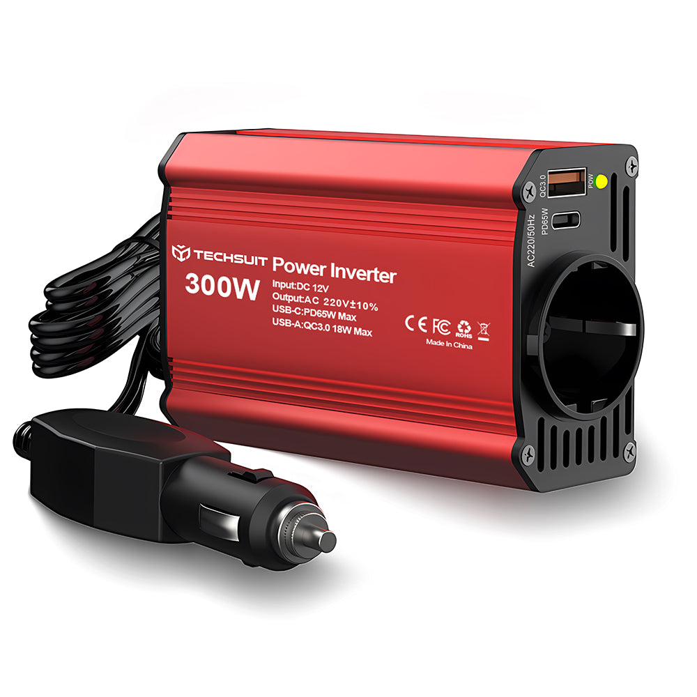 Invertitore Elettrico Auto Techsuit FlexiCarVolt, 300W