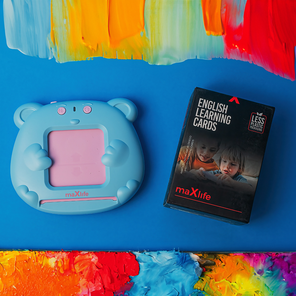 Giocattolo educativo MaXlife MXLD-100 per l'apprendimento delle parole in lingua inglese, Blu