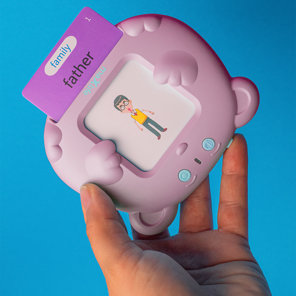 Giocattolo educativo MaXlife MXLD-100 per imparare parole in inglese, Rosa