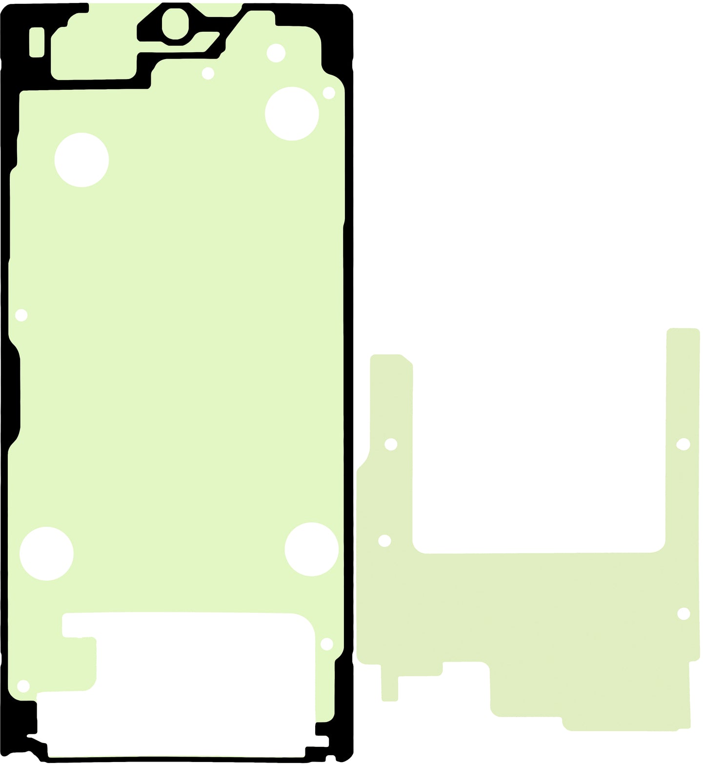 Kit Adesivo Display Samsung Galaxy S25 Ultra S938, Service Pack GH82-36522A