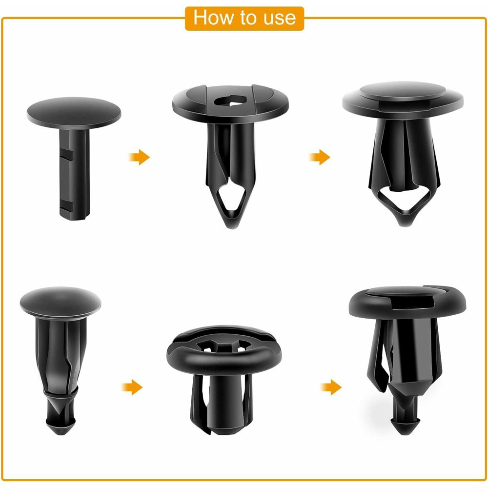 Kit Clips / Molle Auto OEM, 200in1