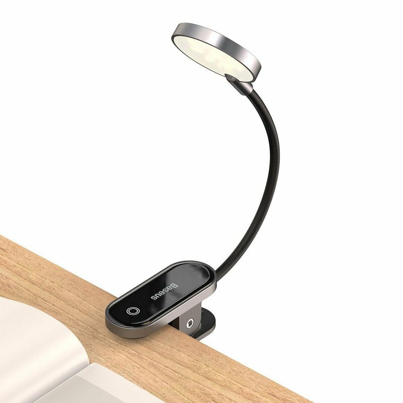 Lampada LED da scrivania Baseus Comfort Reading Mini Clip, Grigio DGRAD-0G