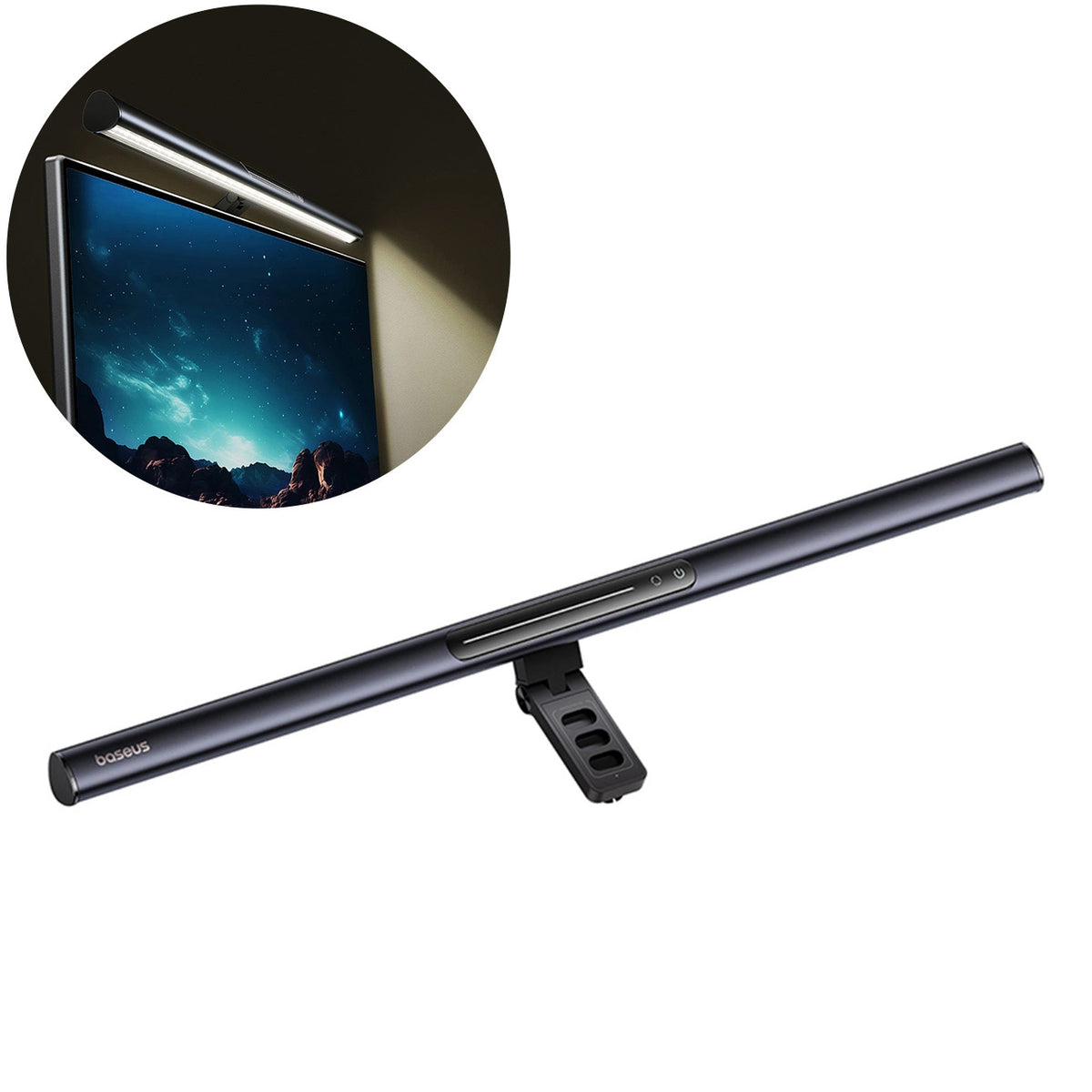Lampada LED per Monitor Baseus i-Wok 3, 2700K - 6000K, Nera L10068500111-00