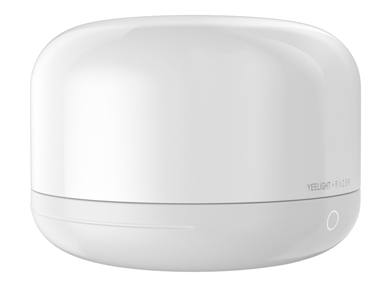 Lampada LED da comodino Yeelight D2 by Razer, Wi-Fi, 5W, 1700K - 6500K, 240lm, RGB, Bianca, Ricondizionata YLCT01YL