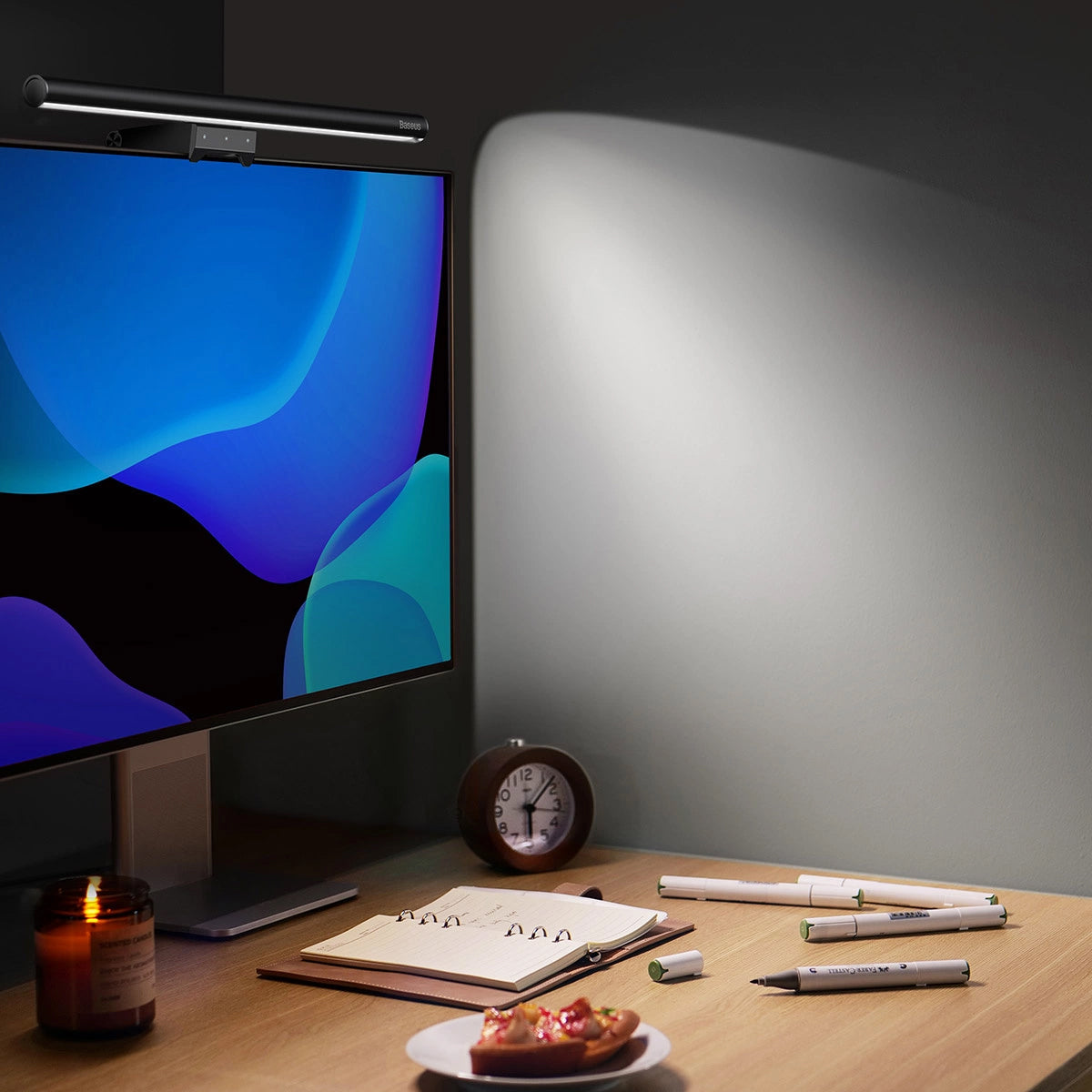Lampada LED per Monitor Baseus i-Wok2, 2700K - 6500K, Nera DGIW000101