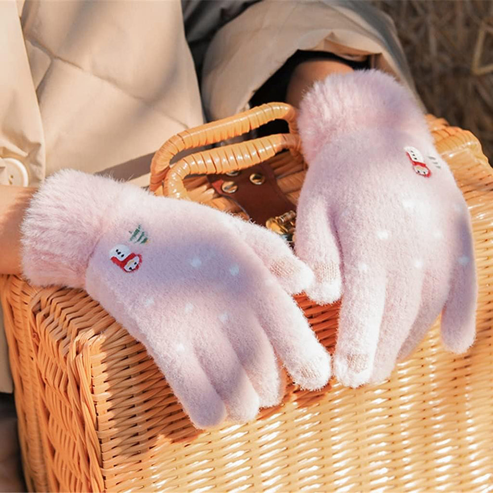 Guanti Invernali Tattici Donna Techsuit ST0011, Taglia 17cm, Rosa