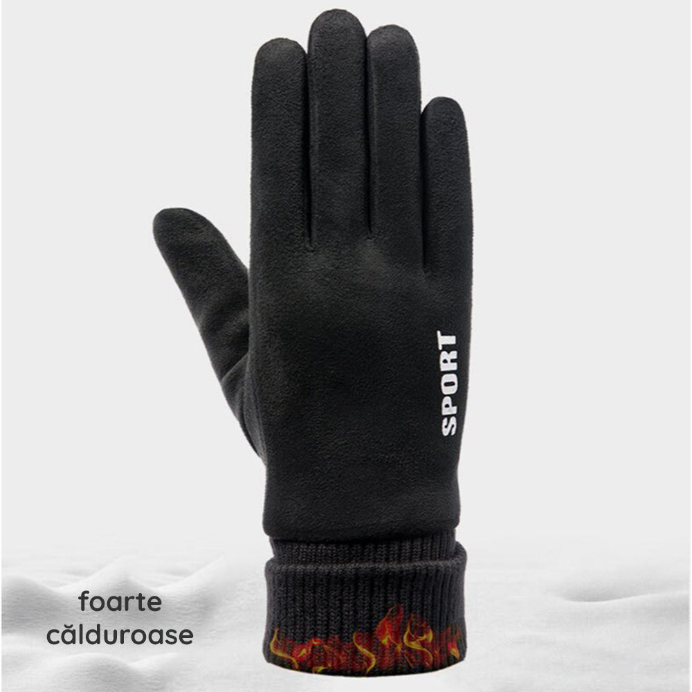 Guanti Invernali Tattici Unisex Techsuit ST0010, Taglia Universale, Neri