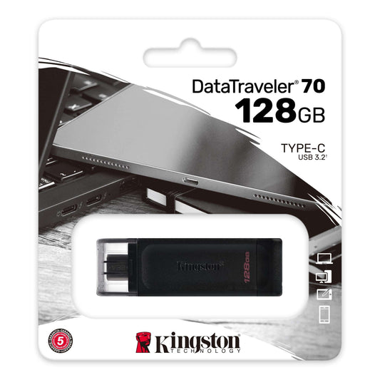 Memoria esterna Kingston DT70 USB-C, 128Gb DT70/128GB