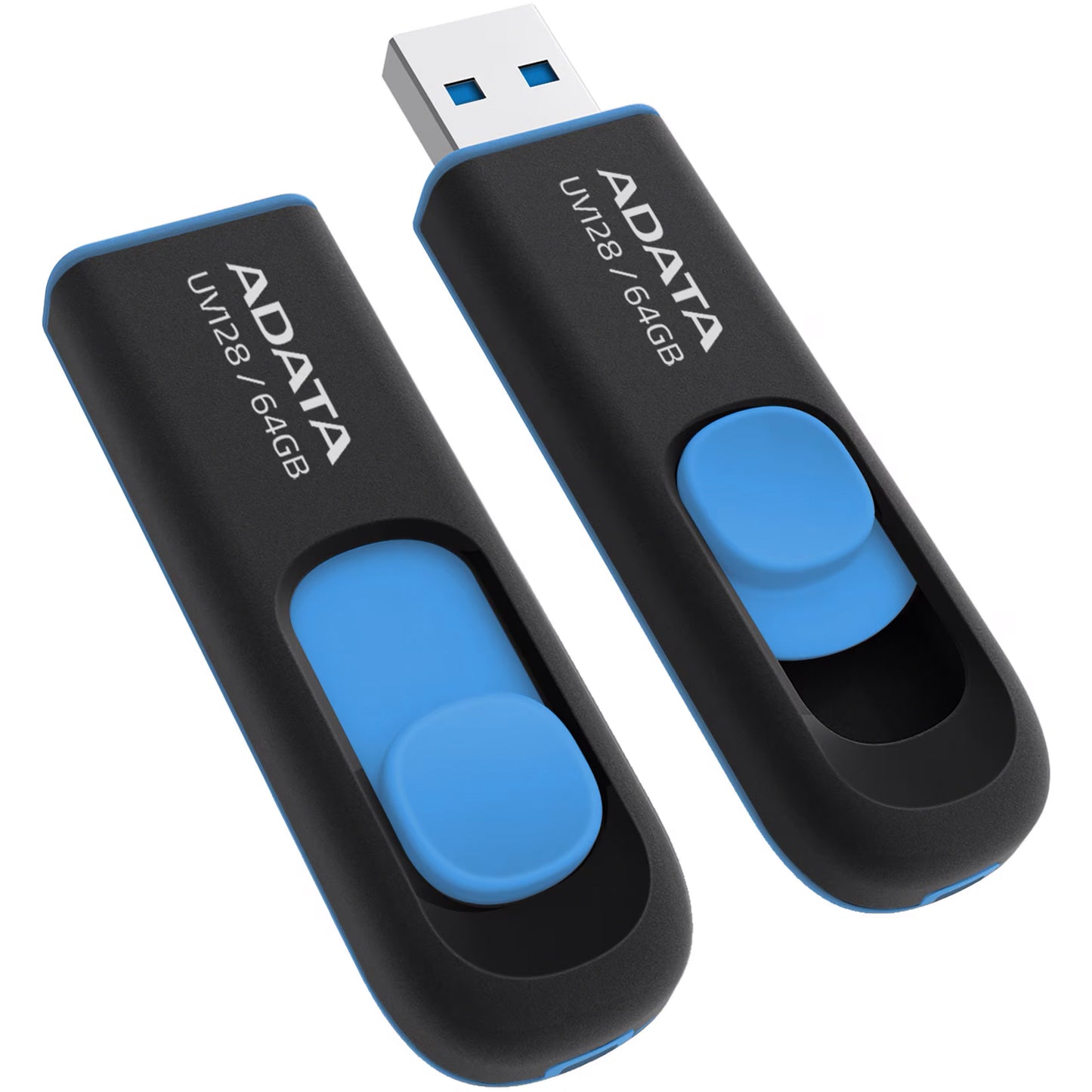 Memoria Esterna USB-A 3.2 Adata UV128, 64Gb AUV128-64G-RBE