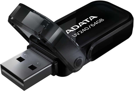 Memoria esterna USB-A Adata UV240 UV240, 32Gb AUV240-32G-RBK AUV240-32G-RBK