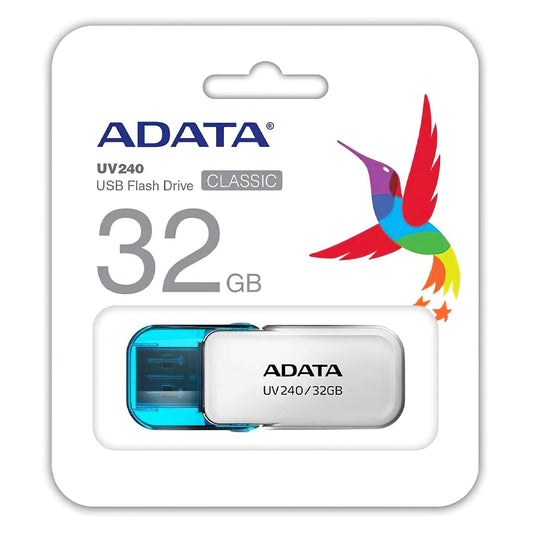 Memoria esterna USB-A Adata UV240 UV240, 32Gb AUV240-32G-RWH AUV240-32G-RWH
