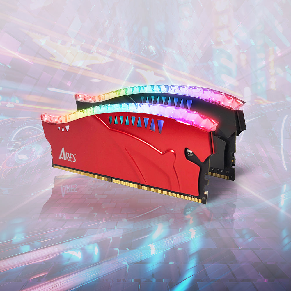 Memoria RAM Dato Ares Armor Lite, DDR5, RGB, 16GB, 7000Mhz, Rossa ARB16G5R70