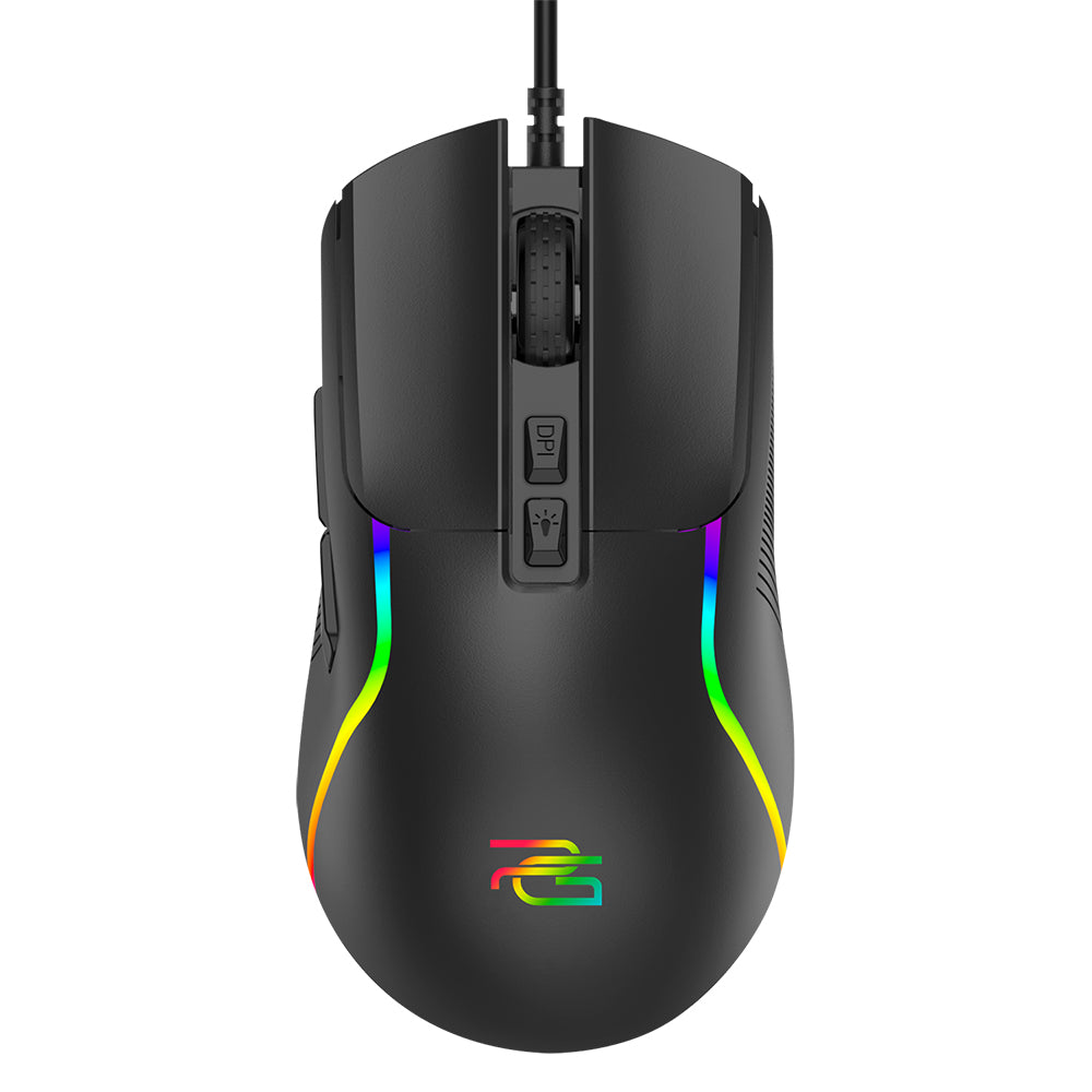 Mouse Gaming Cablato USB Proove Assembler, RGB, 12400DPI, Nero CMAS00000101