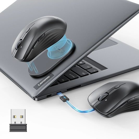 Mouse Wireless ESR MagMouse, 800DPI - 4800DPI, BT / Wi-Fi, Grigio