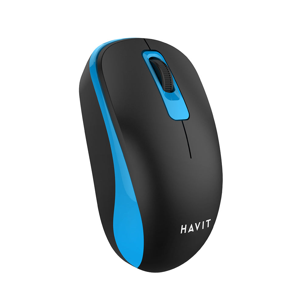 Mouse Wireless HAVIT MS626GT, 1200DPI, Nero Blu