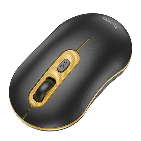 Mouse Wireless HOCO GM21, 1600DPI, Giallo