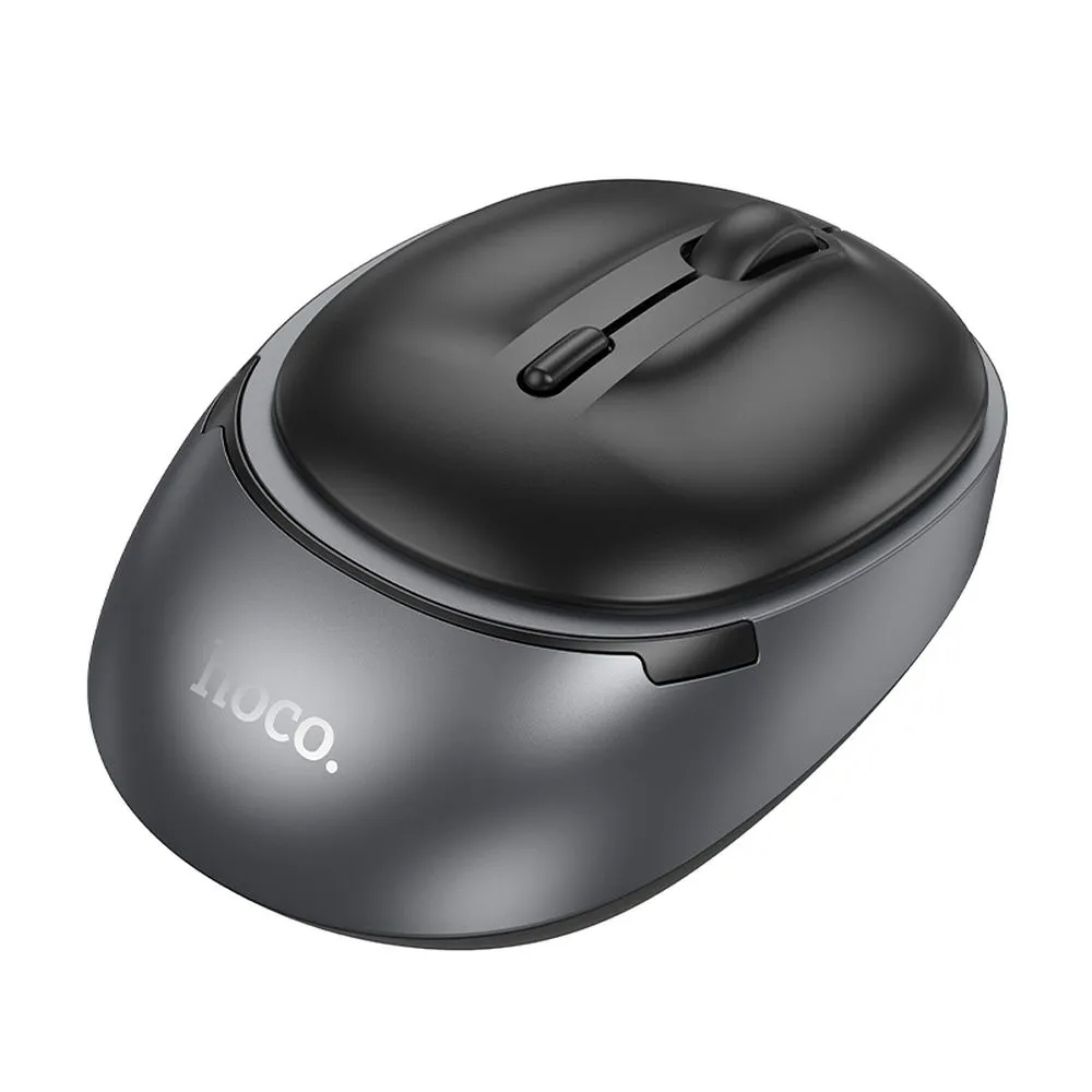 Mouse Wireless HOCO GM34, 1600DPI, BT / Wi-Fi, Nero