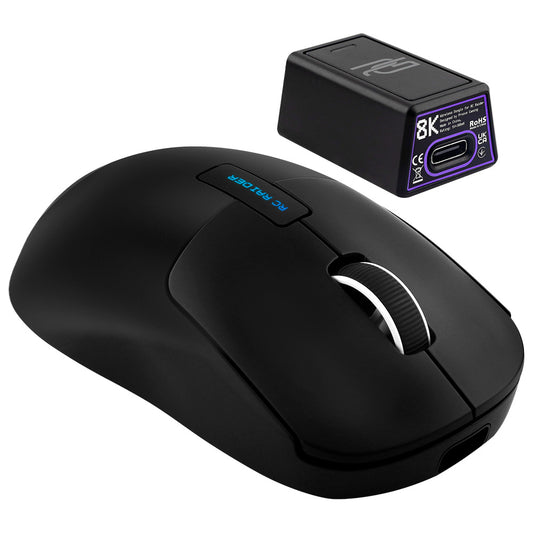 Mouse Wireless Proove RC Raider 8K, 800DPI - 32000DPI, BT / Wi-Fi / Cablato, Nero WMRR00122001