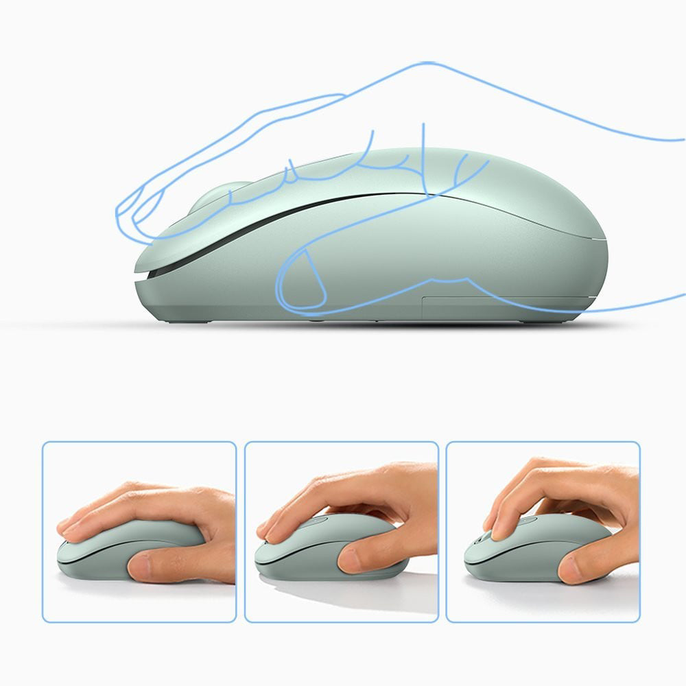 Mouse Wireless UGREEN MU105, 2400DPI, Verde
