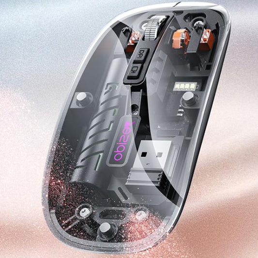 Mouse Wireless Yesido KB29, 800DPI - 1600DPI, BT / Wi-Fi, Bianco