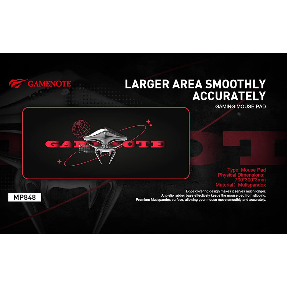 MousePad Gaming HAVIT MP848, 700mm x 300mm x 3mm, Nero