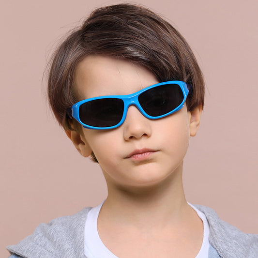 Occhiali da Sole Sportivi per Bambini Techsuit 816-C3, Polarizzati, Rosa Verde