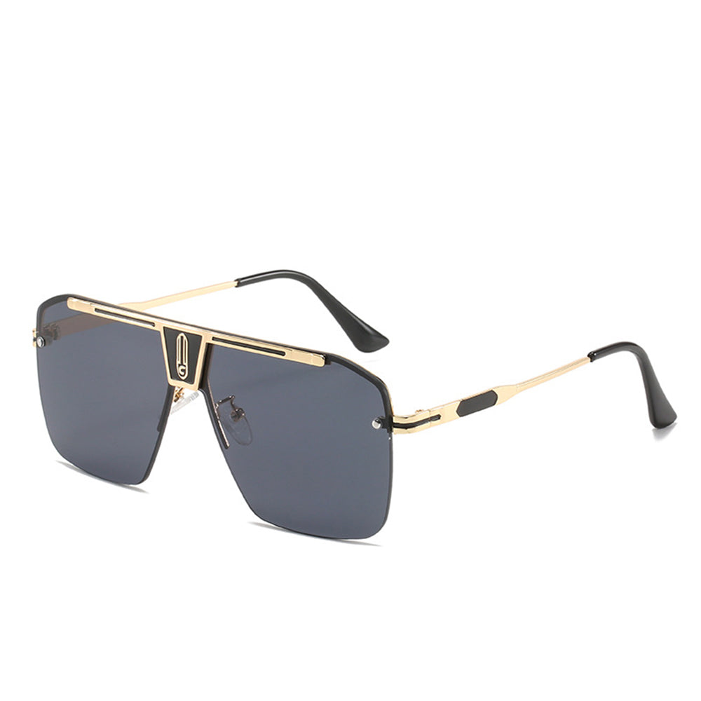Occhiali da Sole Uomo Techsuit 2576, Oro Nero Grigio