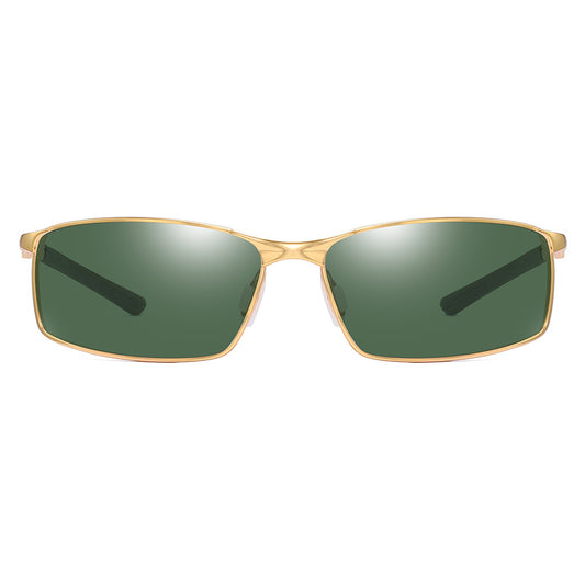 Occhiali da Sole Uomo Techsuit 559, Polarizzati, Protezione UV, Oro Verde