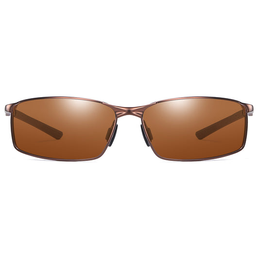 Occhiali da Sole Uomo Techsuit 559, Polarizzati, Protezione UV, Marrone