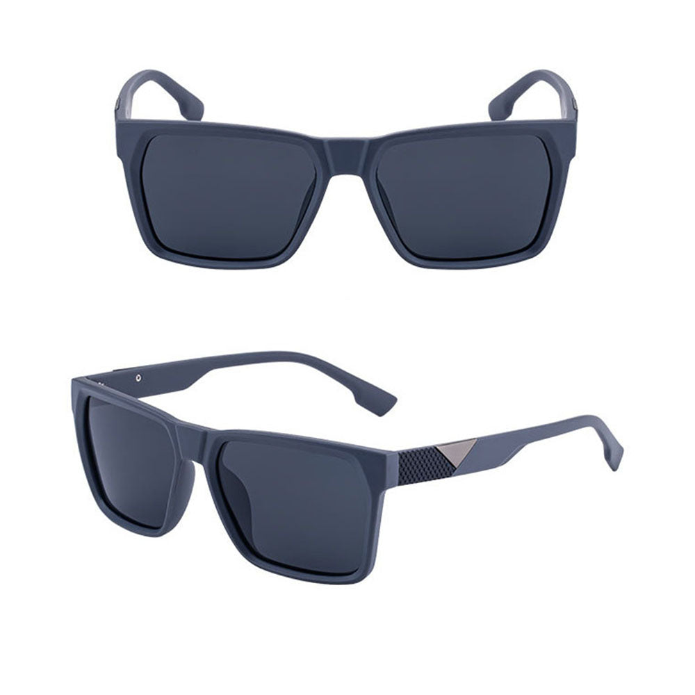 Occhiali da Sole Uomo Techsuit 8500, Polarizzati, Protezione UV, Nero Grigio