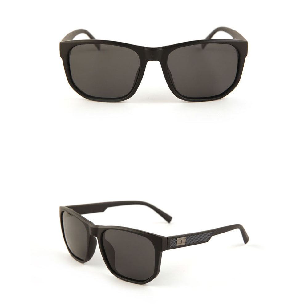 Occhiali da Sole Uomo Techsuit 8502, Polarizzati, Protezione UV, Neri