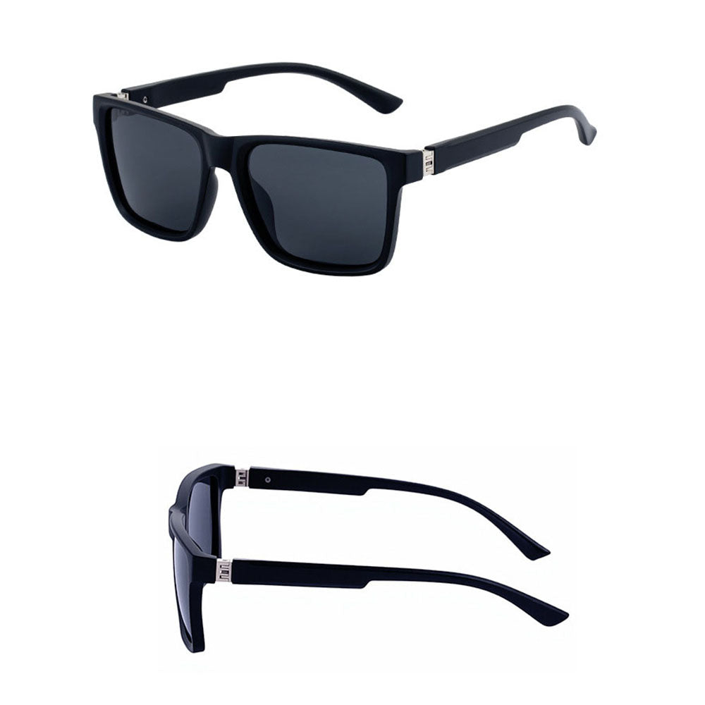 Occhiali da Sole Uomo Techsuit 8506, Polarizzati, Protezione UV, Marrone Opaco Grigio