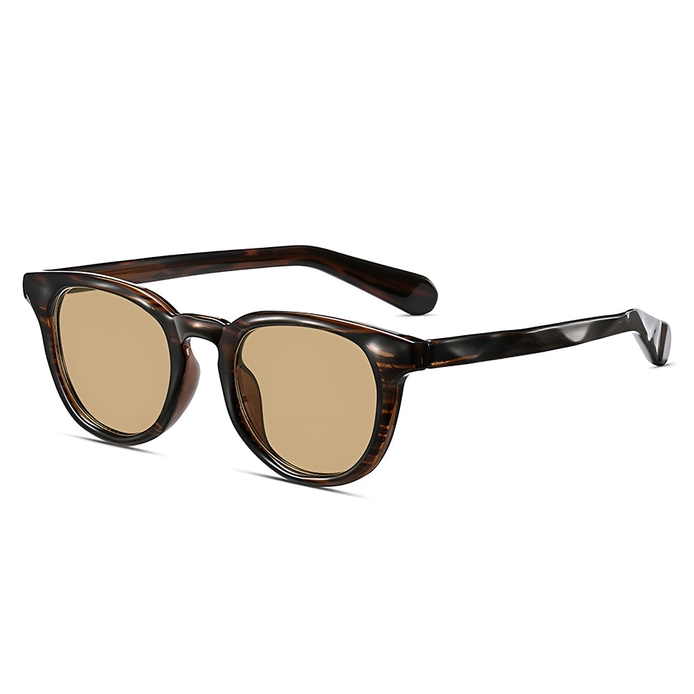 Occhiali da Sole Uomo Techsuit 8663, Polarizzati, Protezione UV, Marrone