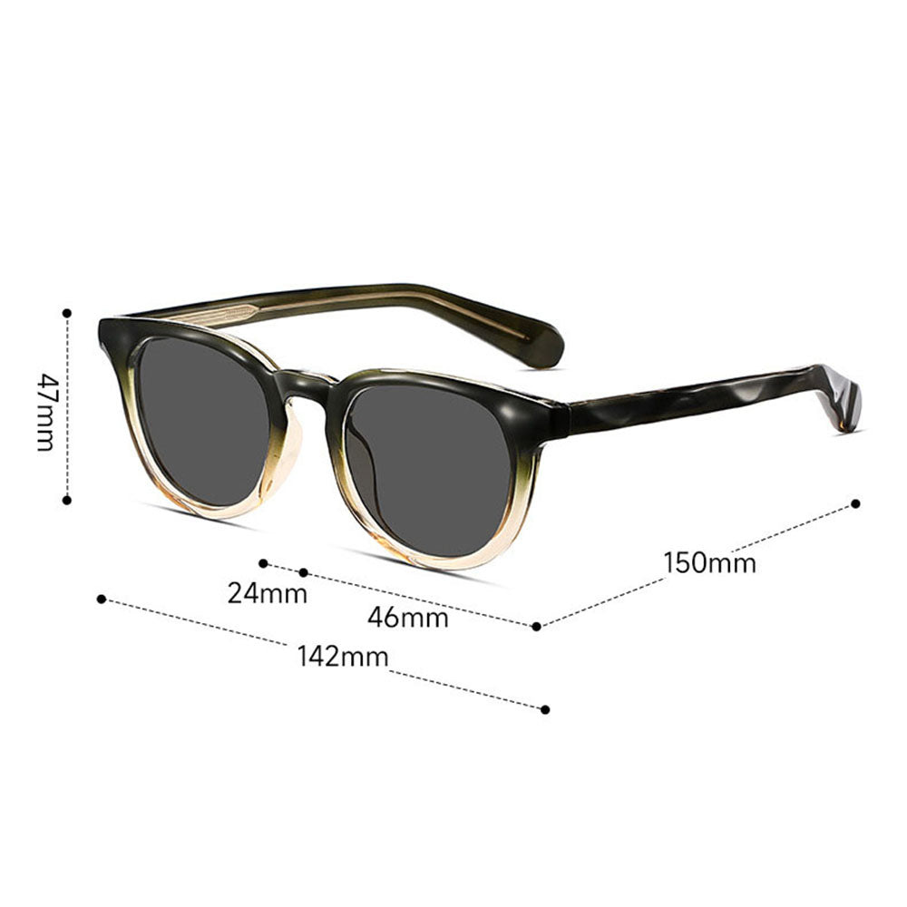 Occhiali da Sole Uomo Techsuit 8663, Polarizzati, Protezione UV, Marrone