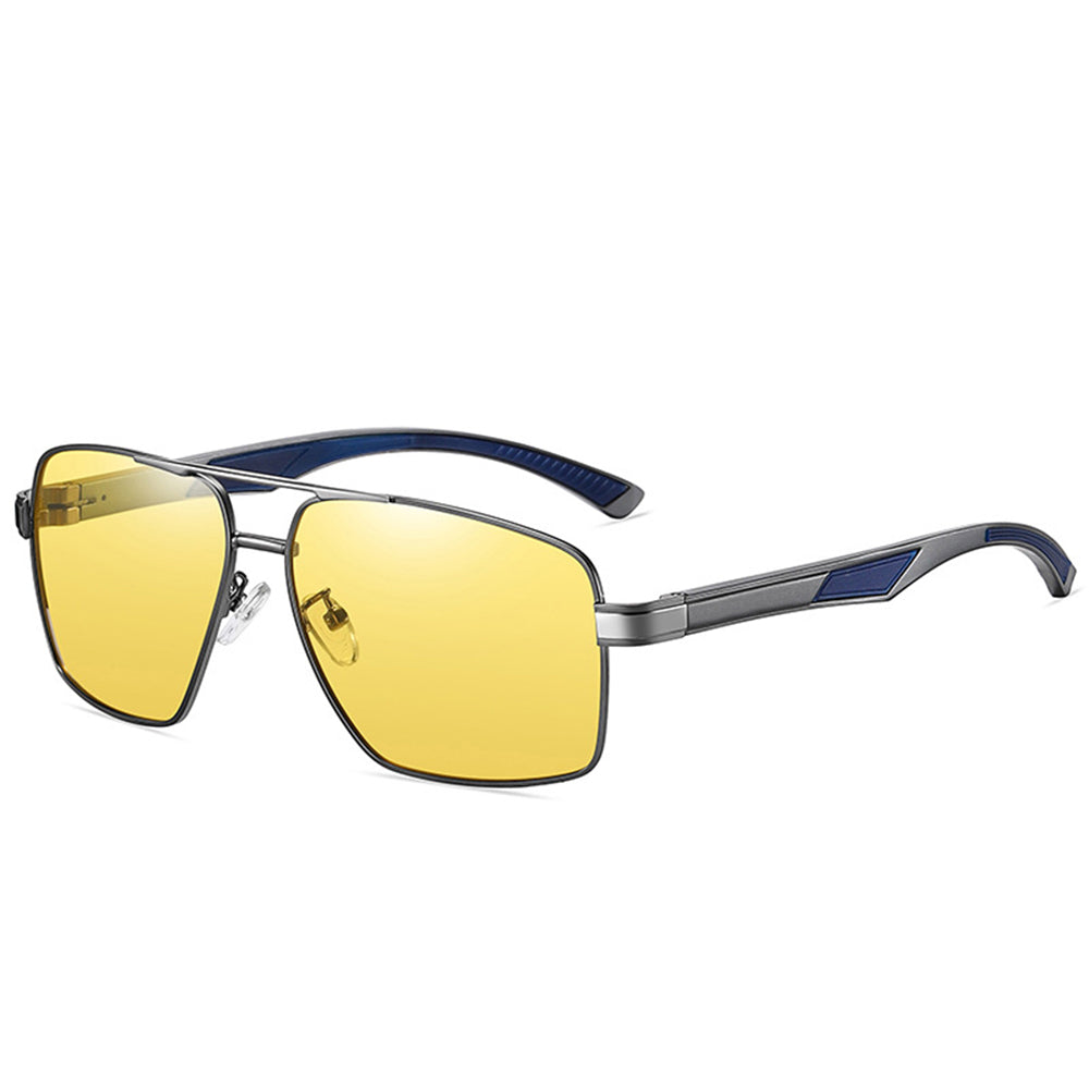 Occhiali da Sole Uomo Techsuit LM001, Polarizzati, Protezione UV, Grigio Fotocromatico