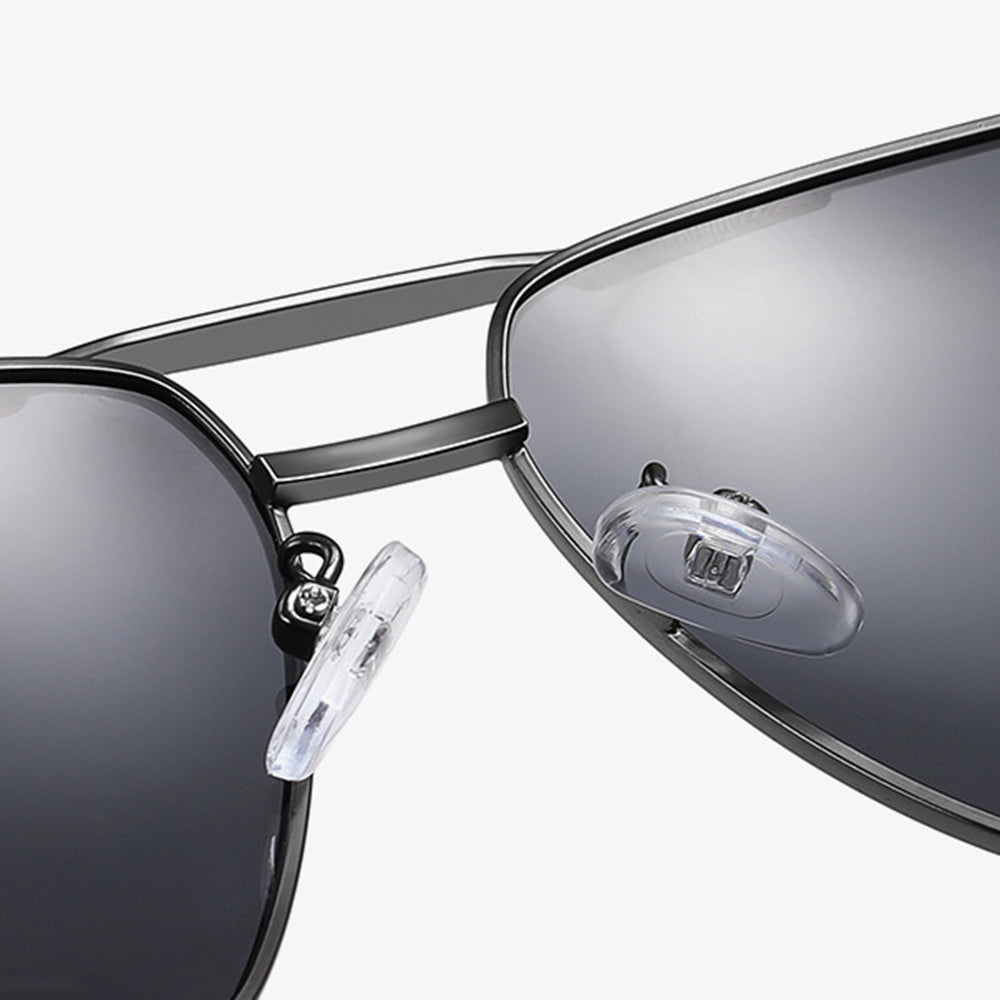 Occhiali da Sole Uomo Techsuit LM001, Polarizzati, Protezione UV, Grigio Fotocromatico