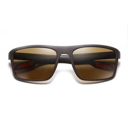 Occhiali da Sole Uomo Techsuit TR90 (MM101), Polarizzati, Protezione UV, Marrone