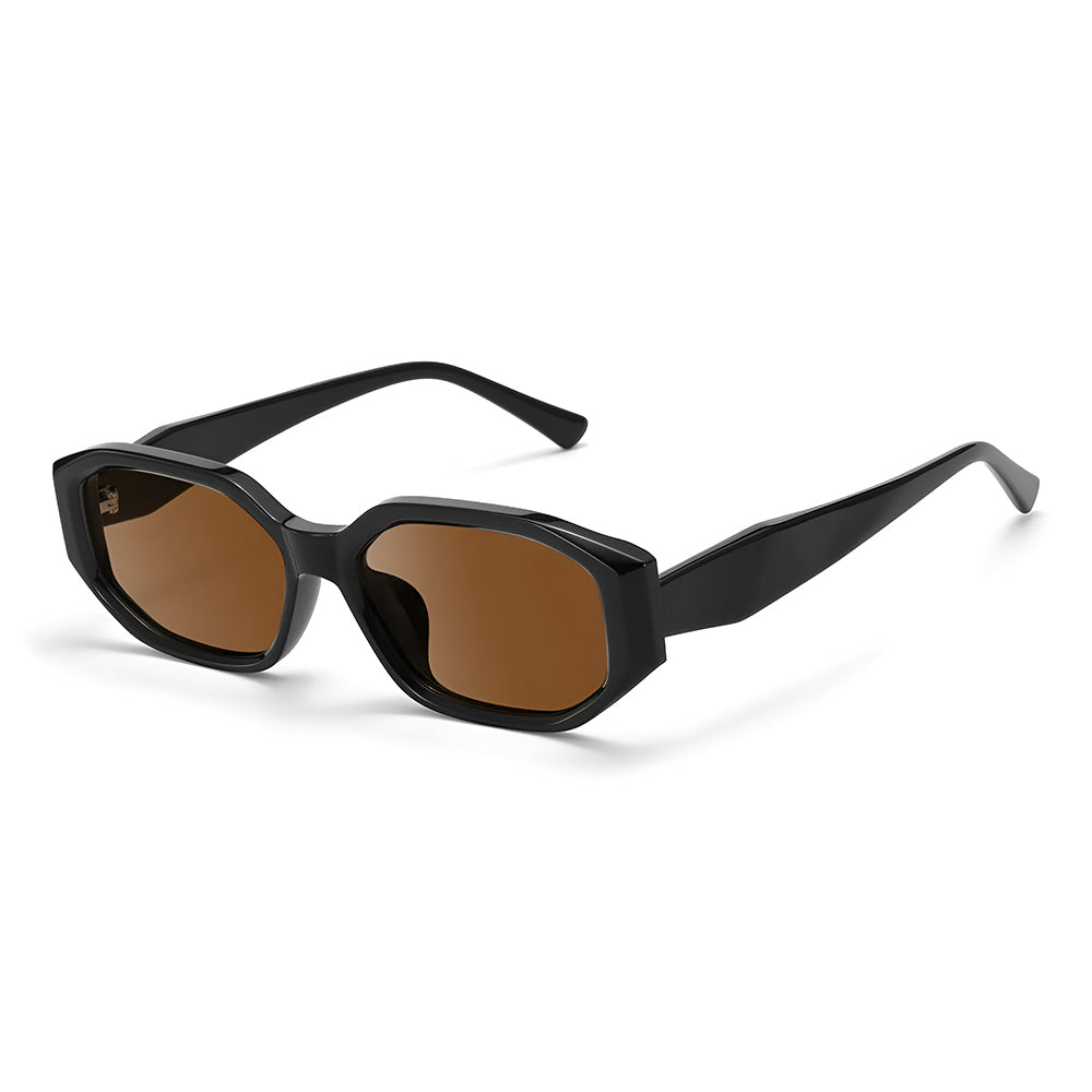 Occhiali da Sole per Bambini Techsuit 11153, Polarizzati, Protezione UV, Nero Marrone