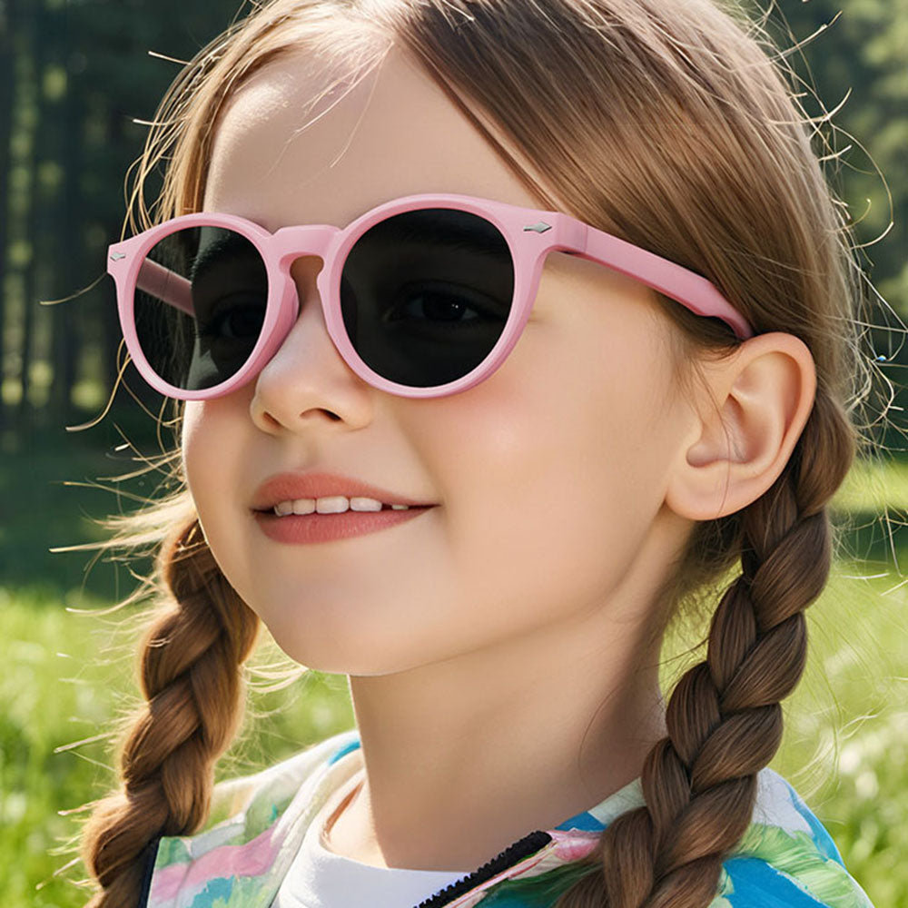 Occhiali da Sole Bambini Techsuit 602, Polarizzati, Protezione UV, Beige
