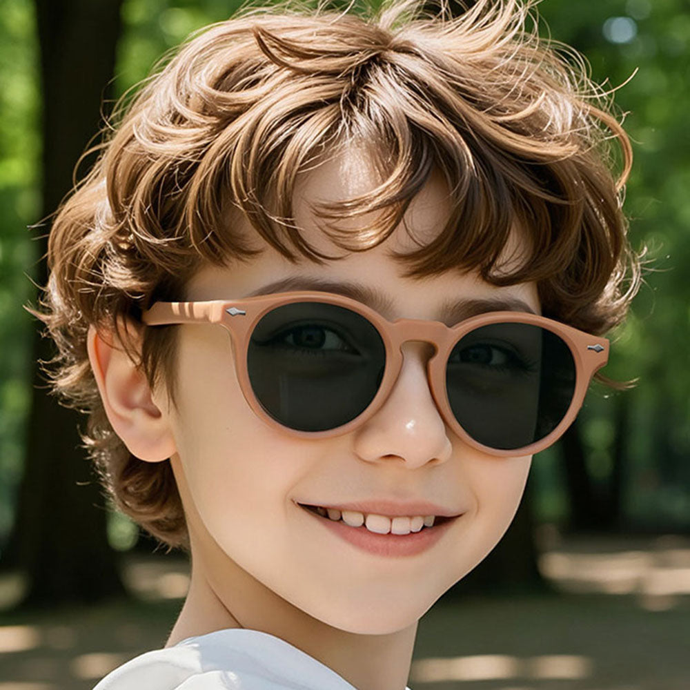 Occhiali da Sole Bambini Techsuit 602, Polarizzati, Protezione UV, Beige