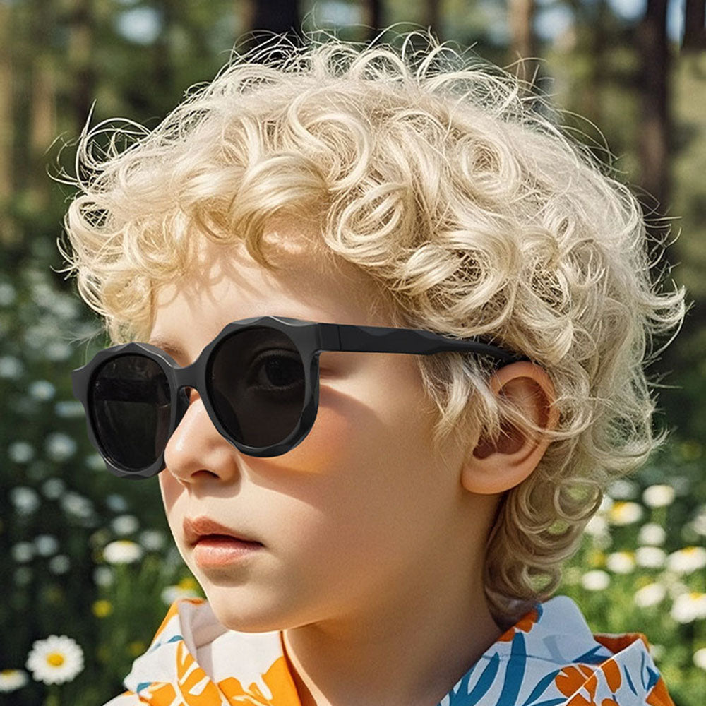 Occhiali da Sole Bambini Techsuit 627, Polarizzati, Protezione UV, Rosa Pesca