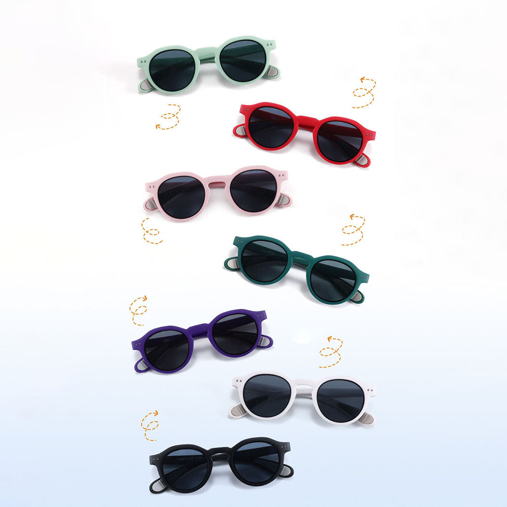 Occhiali da Sole per Bambini Techsuit 8443, Polarizzati, Protezione UV, Verdi