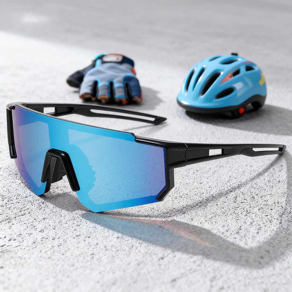 Occhiali da Sole Bambini Techsuit R601, Polarizzati, Protezione UV, Neri