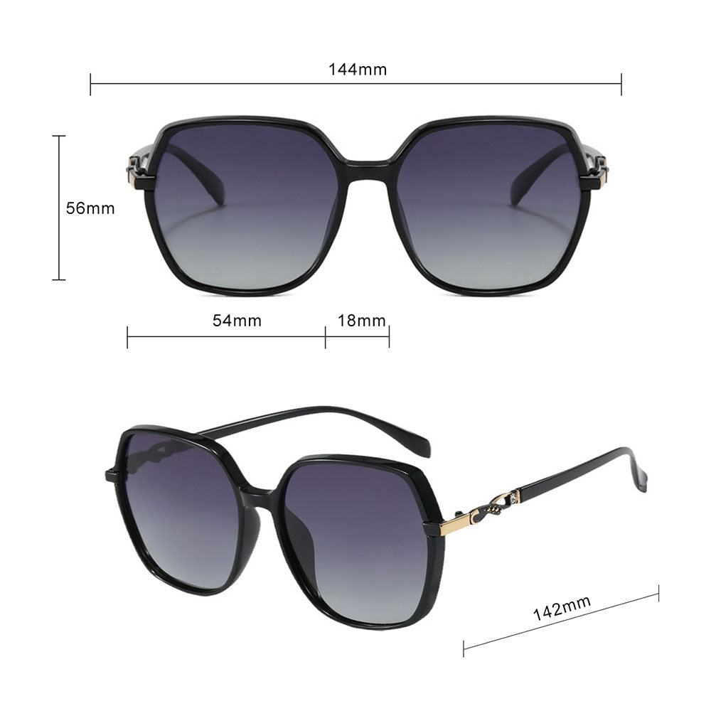 Occhiali da Sole Donna Techsuit 5223, Polarizzati, Protezione UV, Grigio Rosa