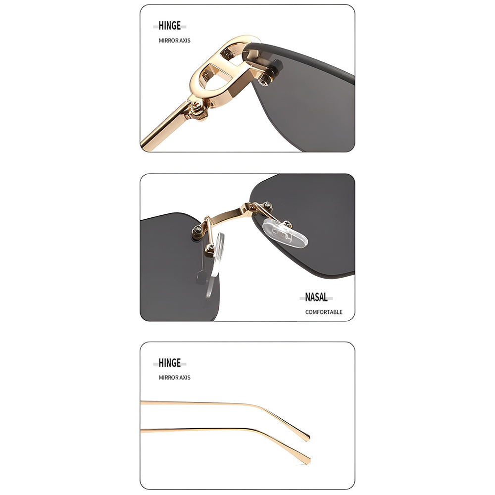 Occhiali da Sole Unisex Techsuit S098, Oro Marrone Chiaro